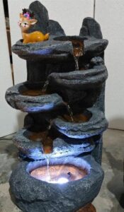 New stone fountain