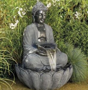 Lotus buddha fountain